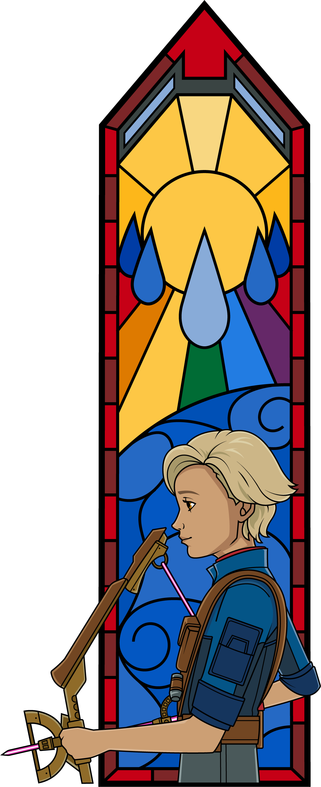 The Last - Triptych Windows Series