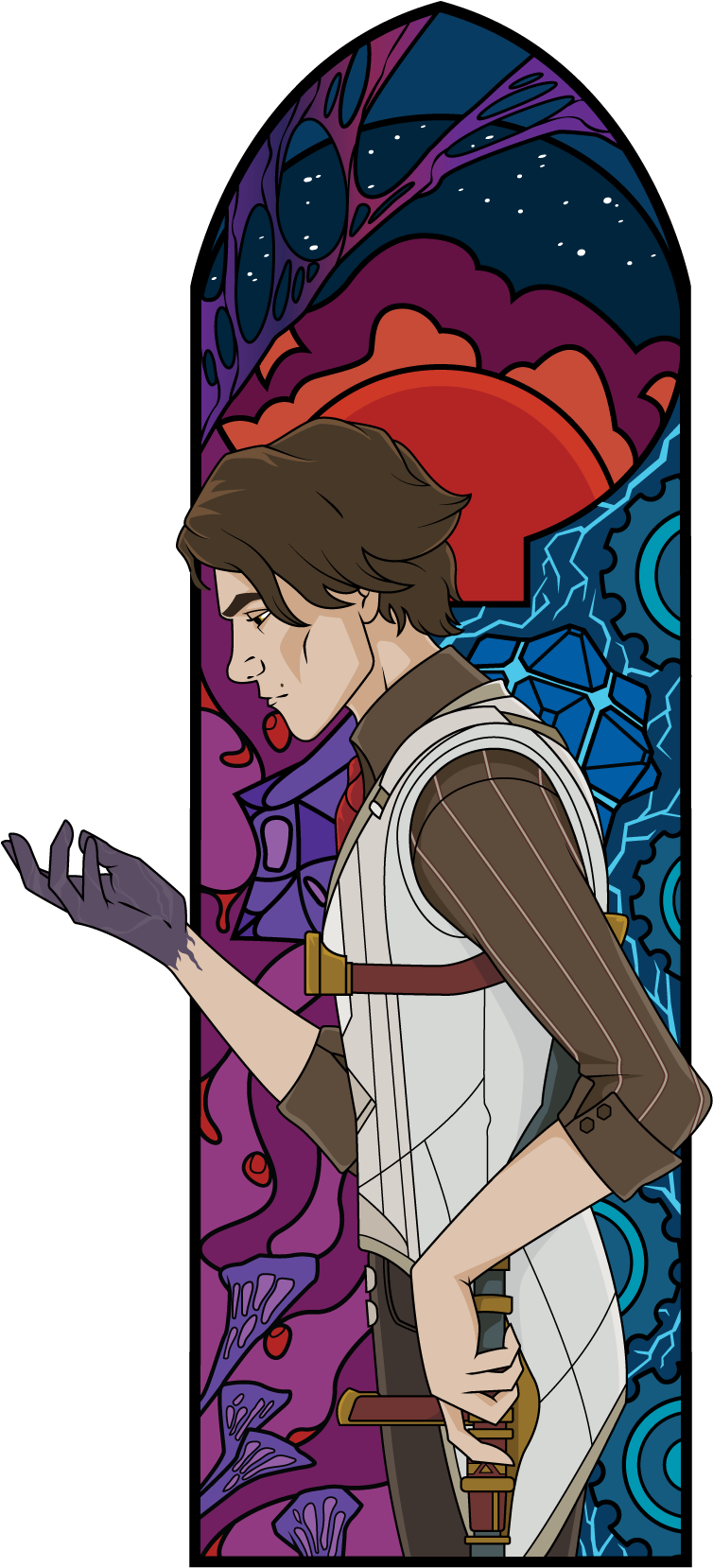 The Spark - Triptych Windows Series