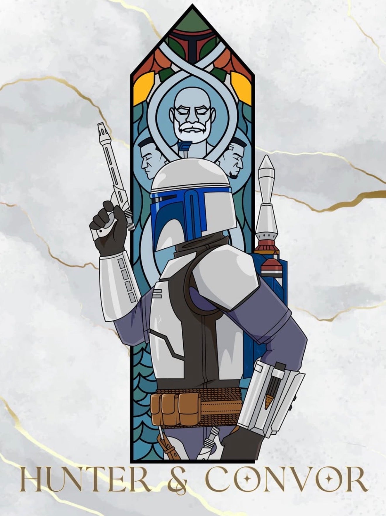 The Pattern - Triptych Windows Series