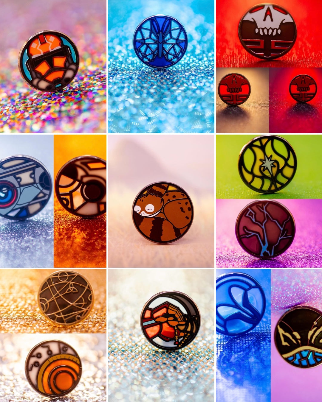 Stained Glass Circle Minis - Blind Bags