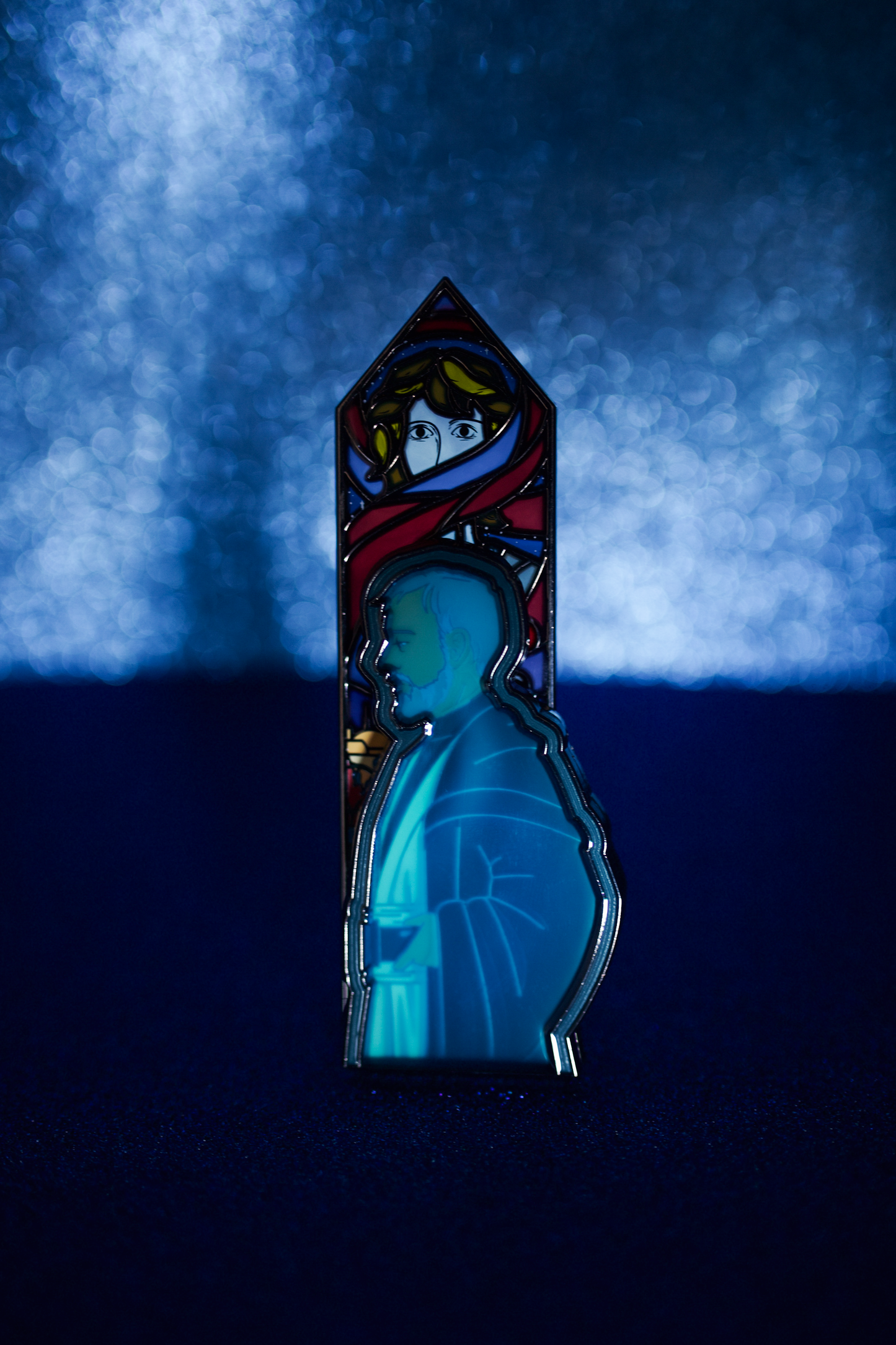 The Old Man - Triptych Windows Series (glow in the dark)