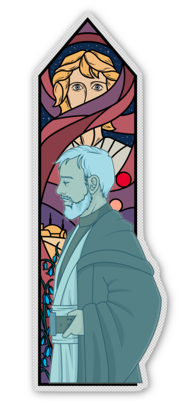 Triptych Window Stickers