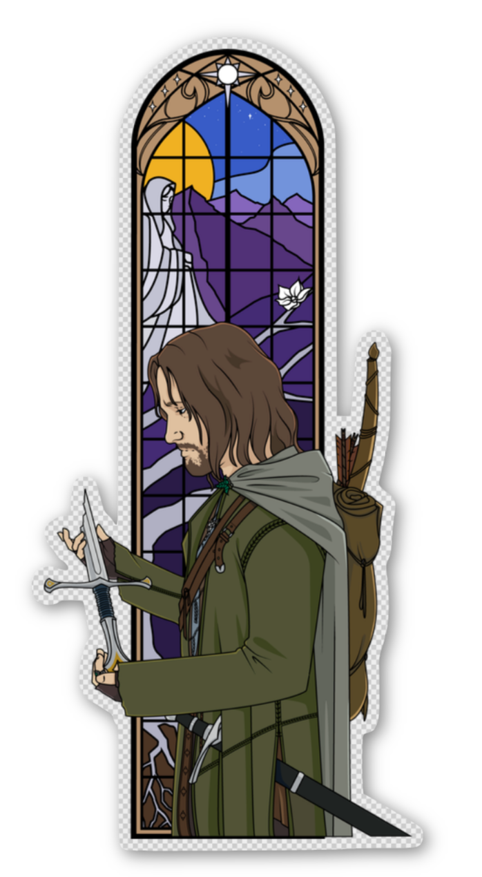 Triptych Window Stickers