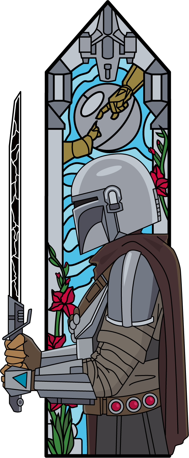 The Mand'alor - Triptych Windows Series