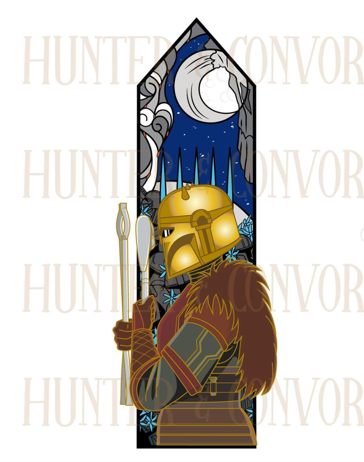 The Armorer - Triptych Windows Series