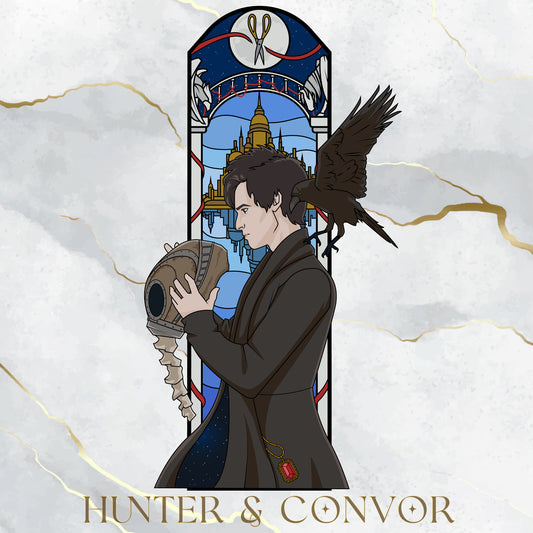 The Dream King - Triptych Windows Series