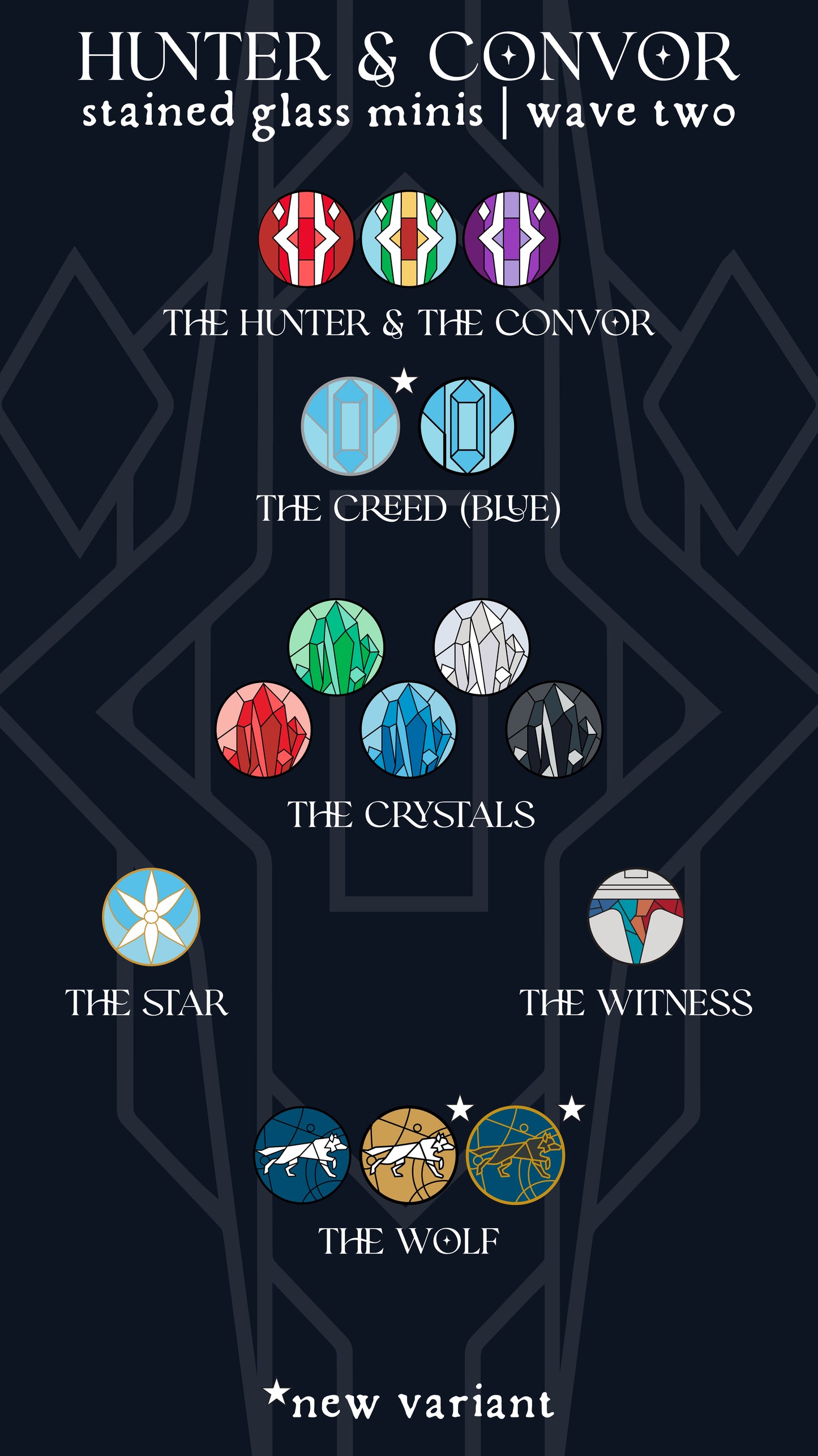 Stained Glass Circle Minis - Blind Bags