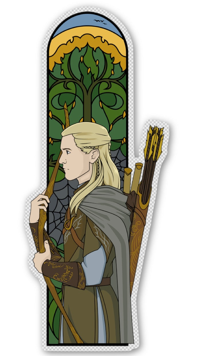 LotR Triptych Windows Stickers