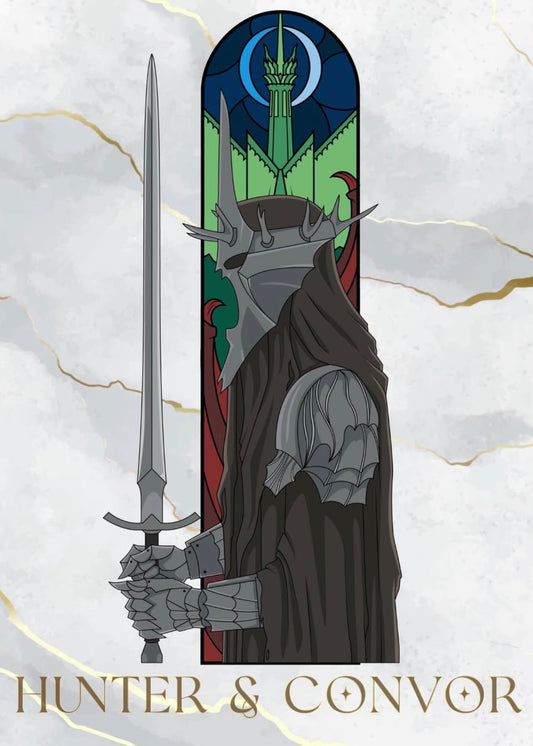 The Pale King - Triptych Windows Series