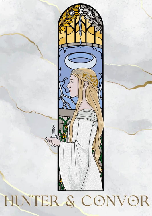 The Queen - Triptych Windows