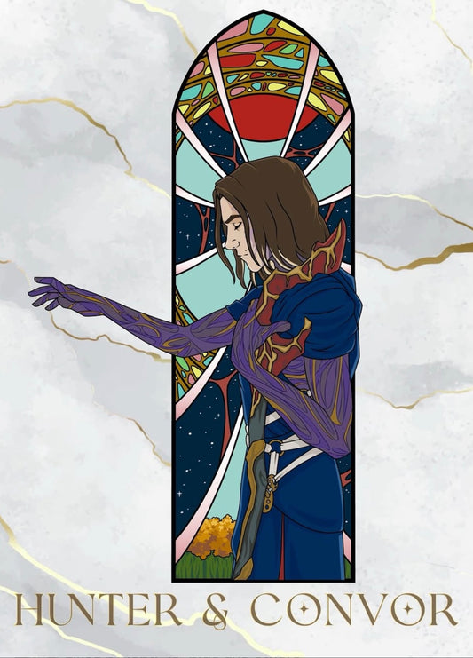 The Herald - Triptych Windows Series