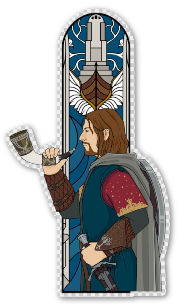 LotR Triptych Windows Stickers