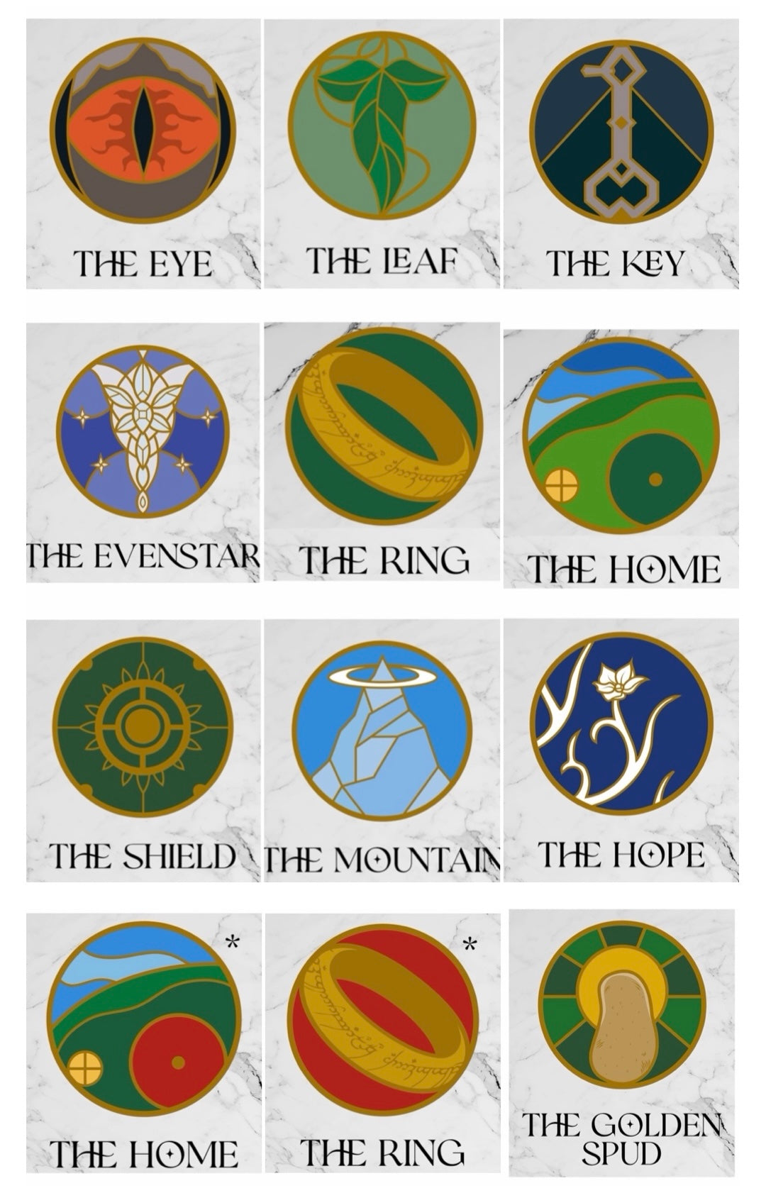 Stained Glass Circle Minis - Blind Bags