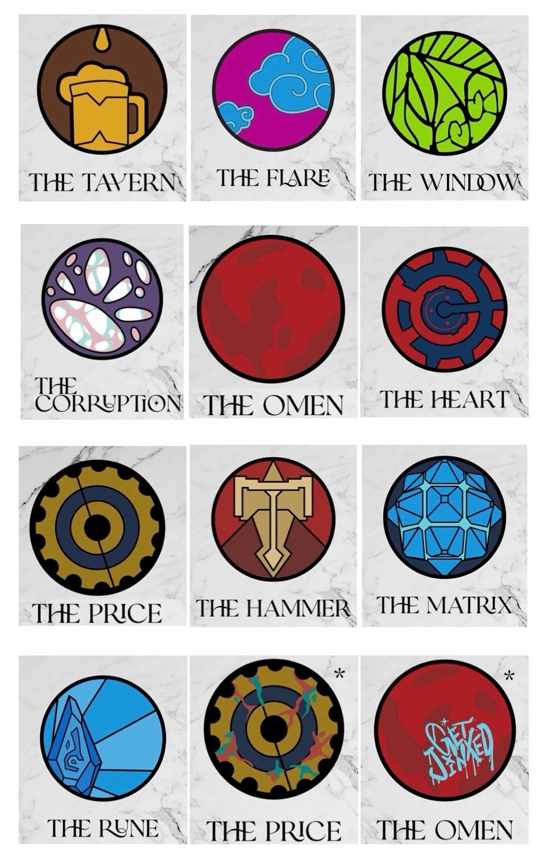 Stained Glass Circle Minis - Blind Bags