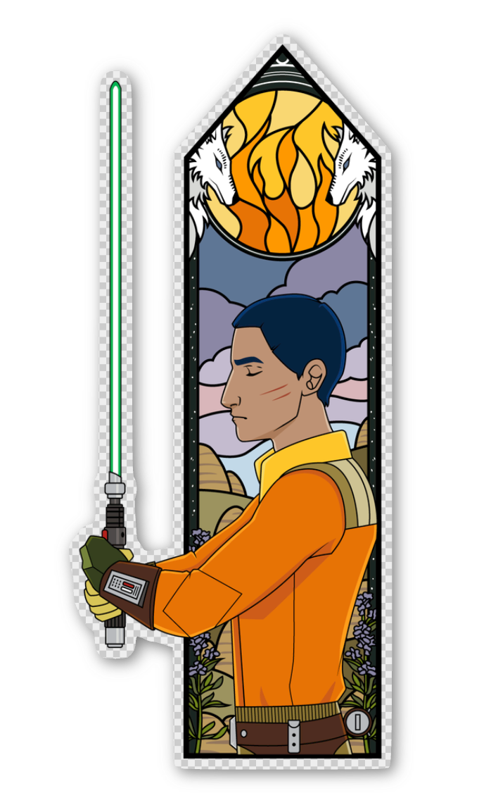 Triptych Window Stickers
