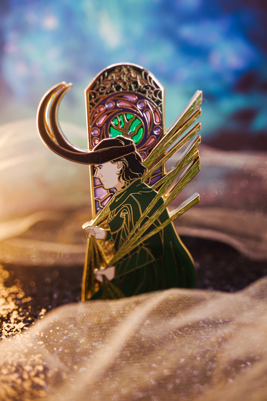 The God of Time - Triptych Windows