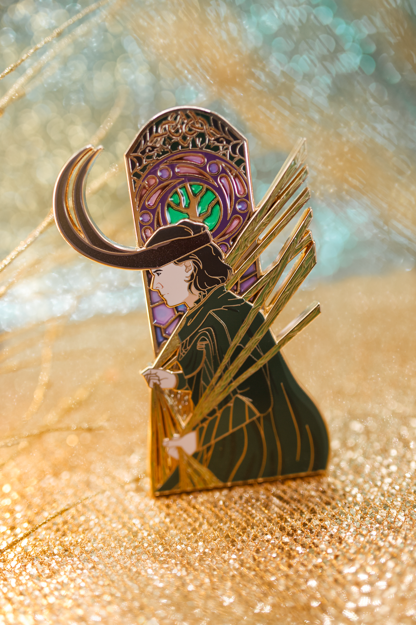 The God of Time - Triptych Windows
