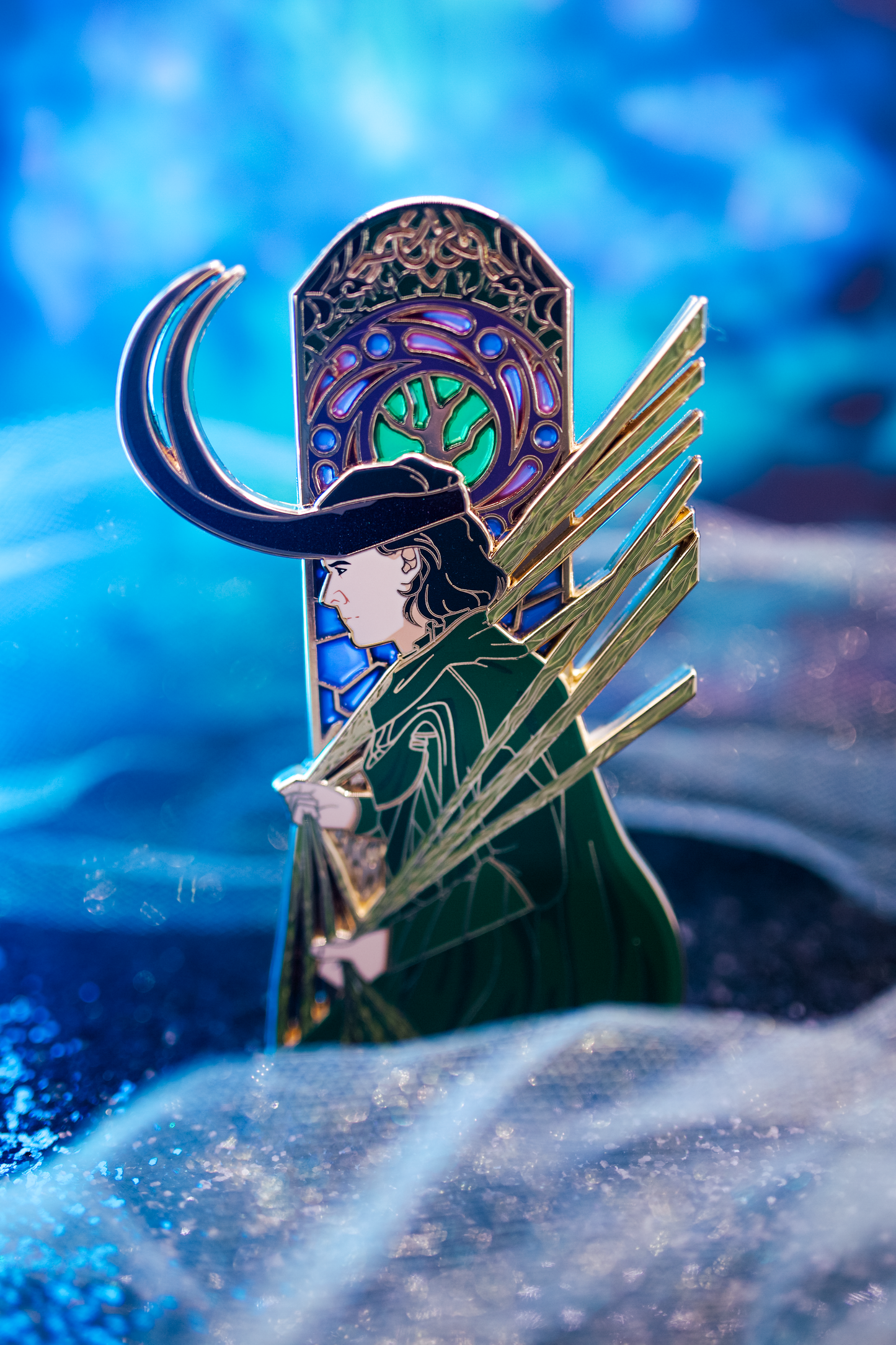 The God of Time - Triptych Windows