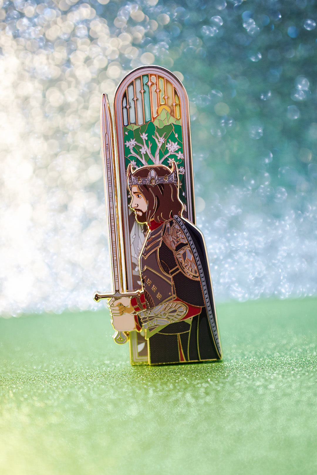 The King - Triptych Windows Series