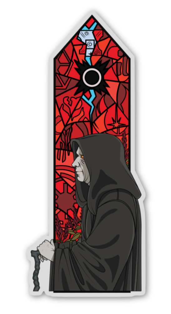 Triptych Window Stickers