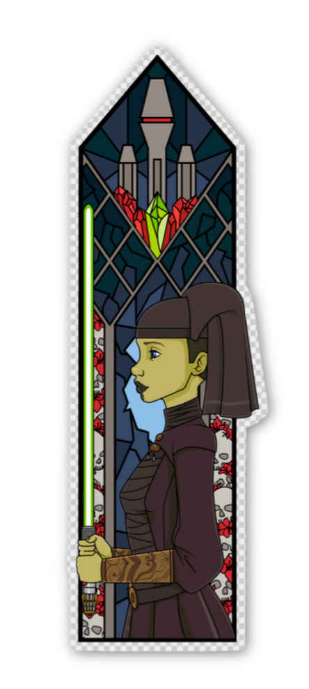 Triptych Window Stickers