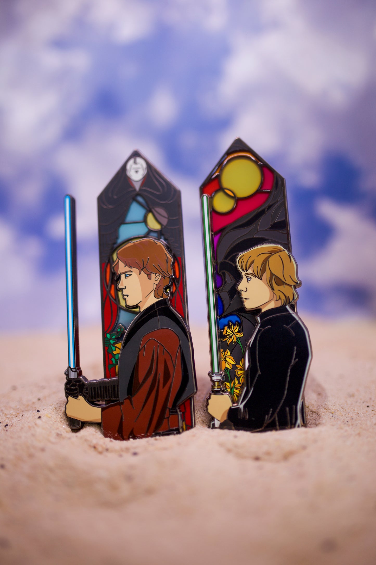 The Jedi - Triptych Windows