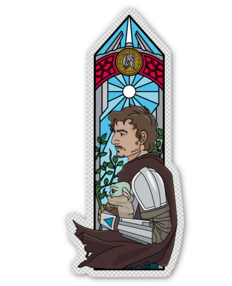 Triptych Window Stickers