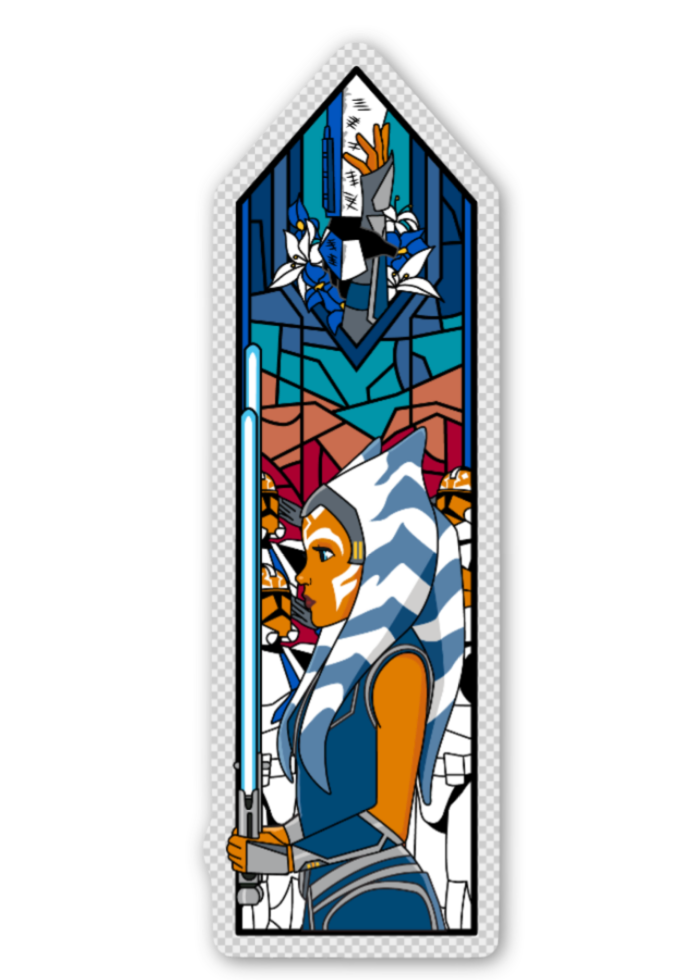 Triptych Window Stickers