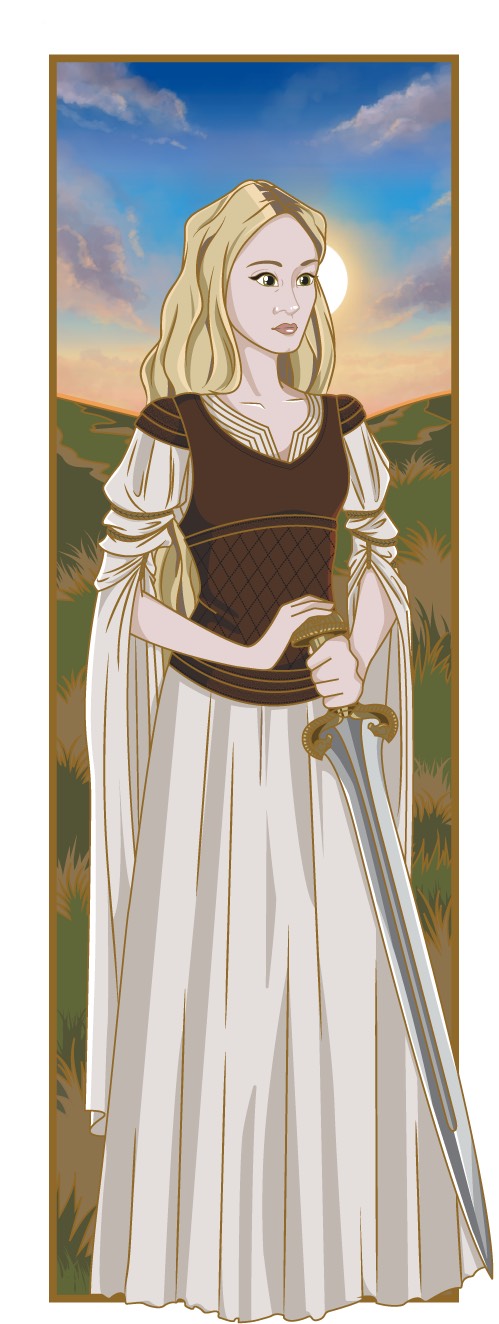 Maidens of Middle Earth - Eowyn Summer Pin