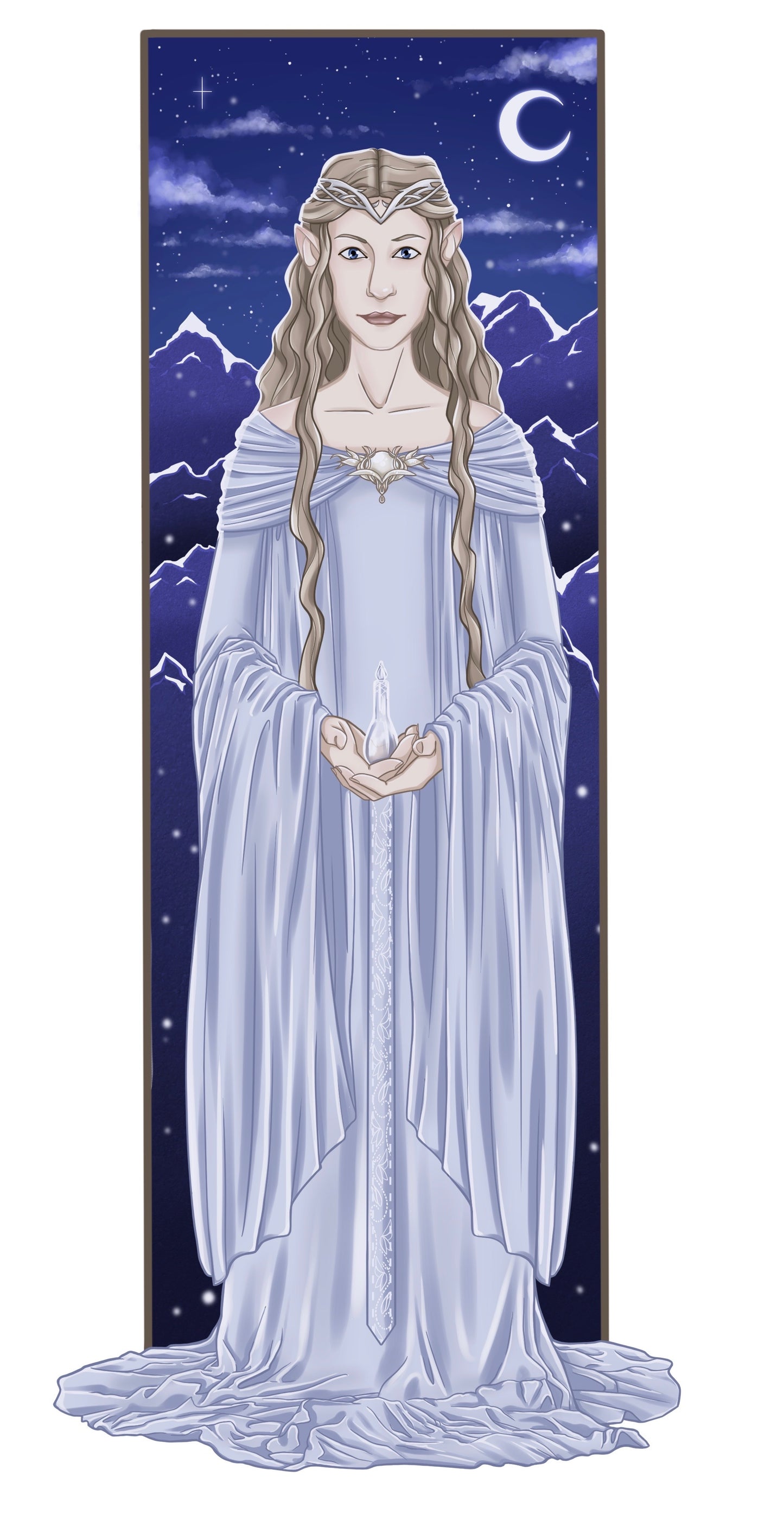 Maidens of Middle Earth - Galadriel Winter Pin