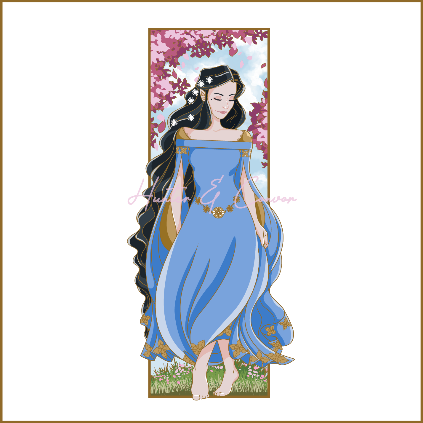 Maidens of Middle Earth - Luthien Spring Pin